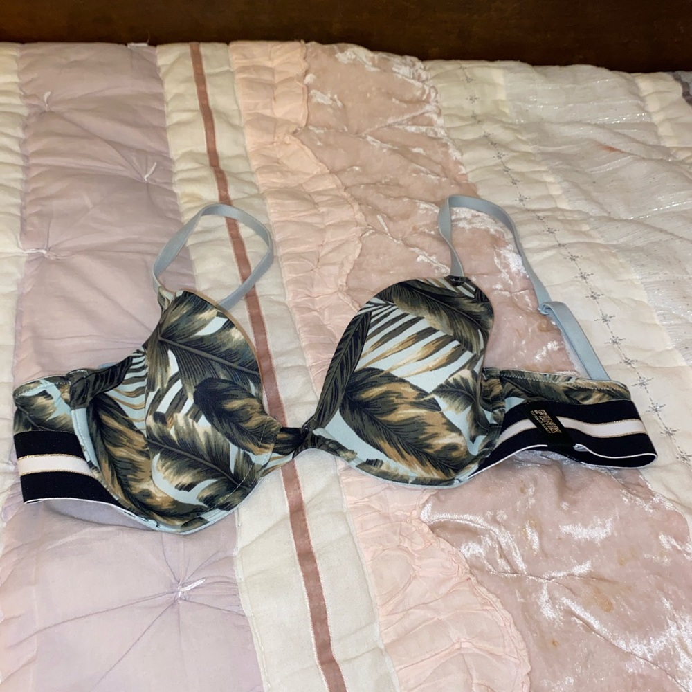 Pink bra